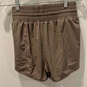 All in Motion High Waist Brown Athletic Shorts
